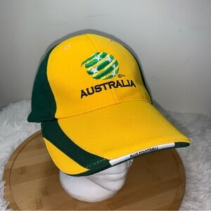 Australia Football  Soccer Hat Cap Hook And Loop Closure Adjustable